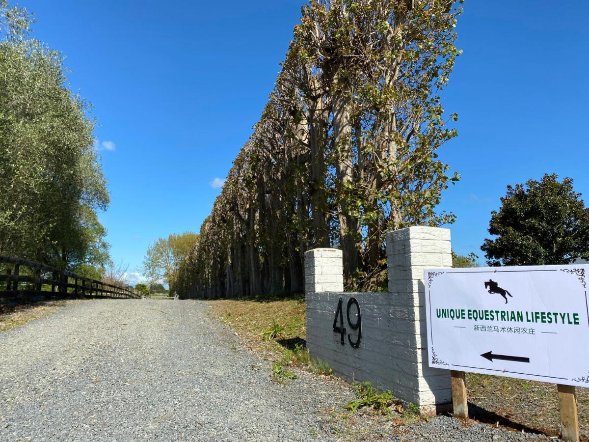Unique Equestrian Lifestyle Bed & Breakfast Tamahere Exterior foto